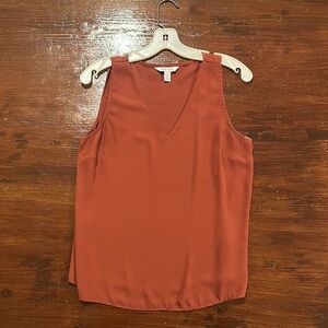 Women's Rust Sleeveless Top